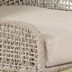 Chaise de bar Royal Hampton 30 pouces | Bois de manguier fait main | Tressage en corde de coton