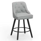 Tabouret de bar pivotant à 360° élégant avec coussin moelleux et construction robuste