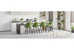 Tabouret de bar pivotant à 360° élégant avec coussin moelleux et construction robuste
