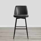 Tabouret de bar pivotant à hauteur de bar avec assise à double couche