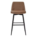 Tabouret de bar pivotant à hauteur de bar avec assise à double couche