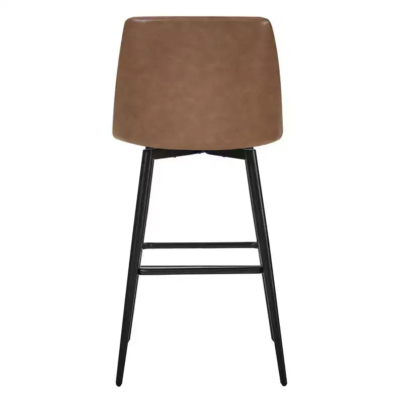 Tabouret de bar pivotant à hauteur de bar avec assise à double couche