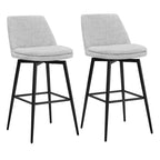 Tabouret de bar pivotant à hauteur de bar avec assise à double couche