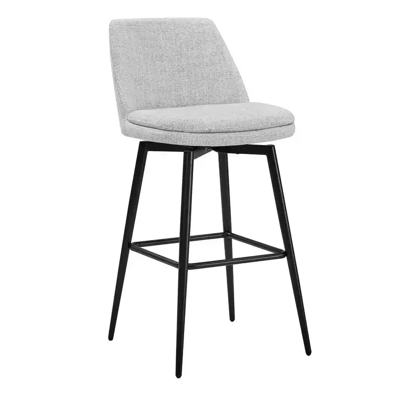 Tabouret de bar pivotant à hauteur de bar avec assise à double couche