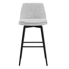 Tabouret de bar pivotant à hauteur de bar avec assise à double couche