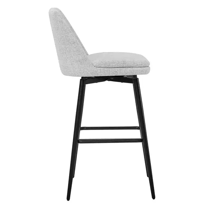 Tabouret de bar pivotant à hauteur de bar avec assise à double couche