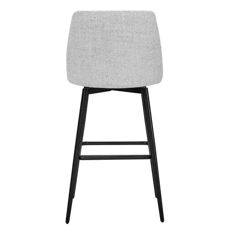 Tabouret de bar pivotant à hauteur de bar avec assise à double couche