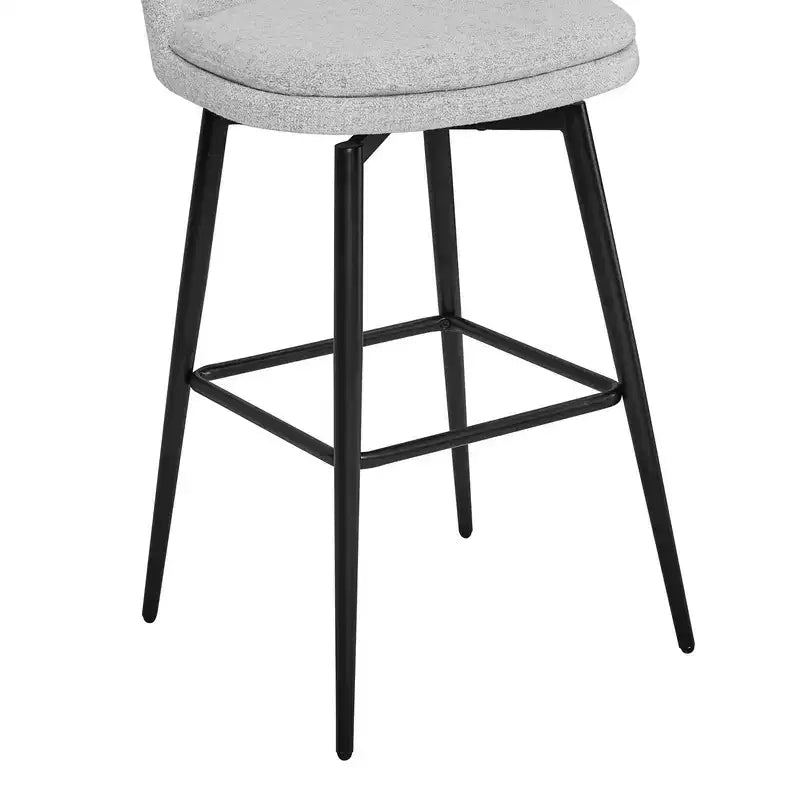 Tabouret de bar pivotant à hauteur de bar avec assise à double couche
