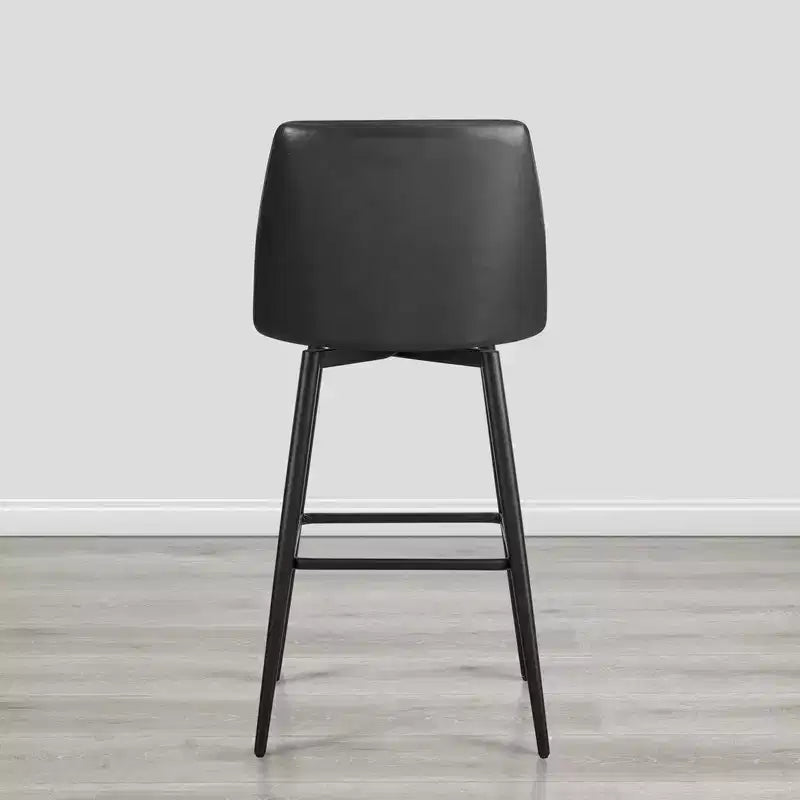 Tabouret de bar pivotant à hauteur de bar avec assise à double couche