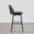 Tabouret de bar pivotant à hauteur de bar avec assise à double couche