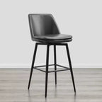Tabouret de bar pivotant à hauteur de bar avec assise à double couche