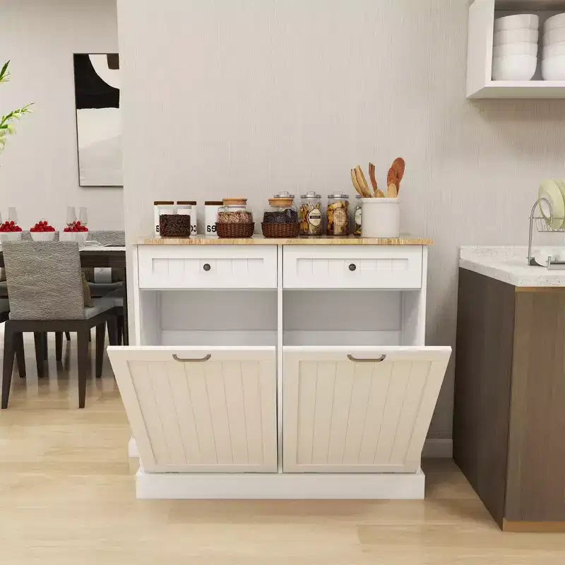 Meuble de cuisine pour poubelle, 39,37 po L x 13,78 po P x 35,34 po H