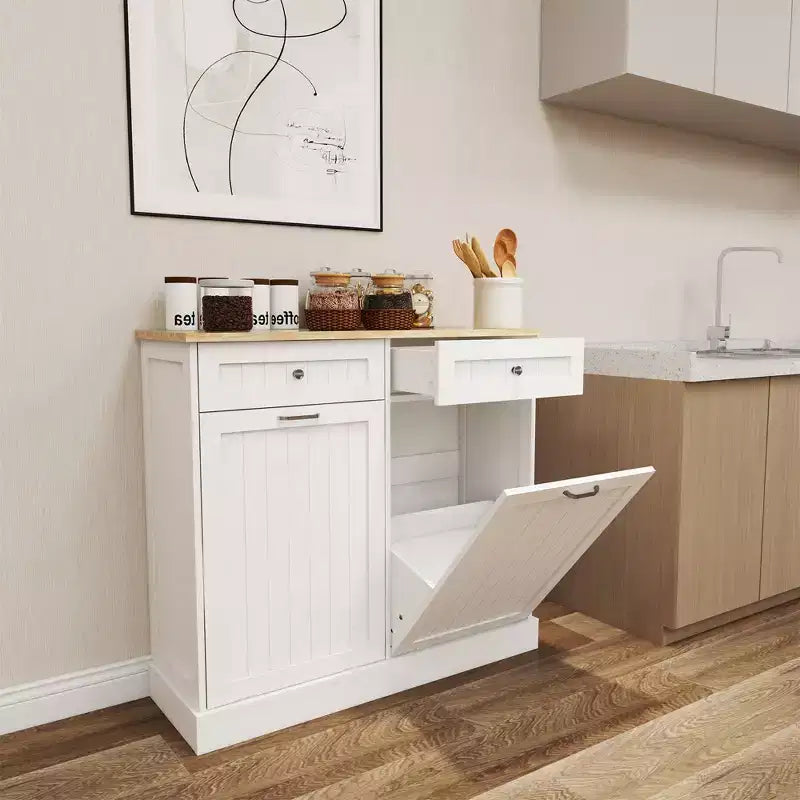 Meuble de cuisine pour poubelle, 39,37 po L x 13,78 po P x 35,34 po H