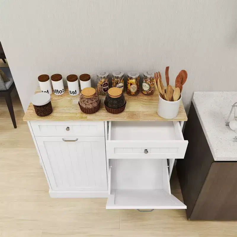 Meuble de cuisine pour poubelle, 39,37 po L x 13,78 po P x 35,34 po H