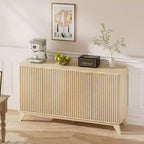 Karl Home 55in Sideboard Buffet Cabinet Modern Storage Cabinet With Adjustable Shelves