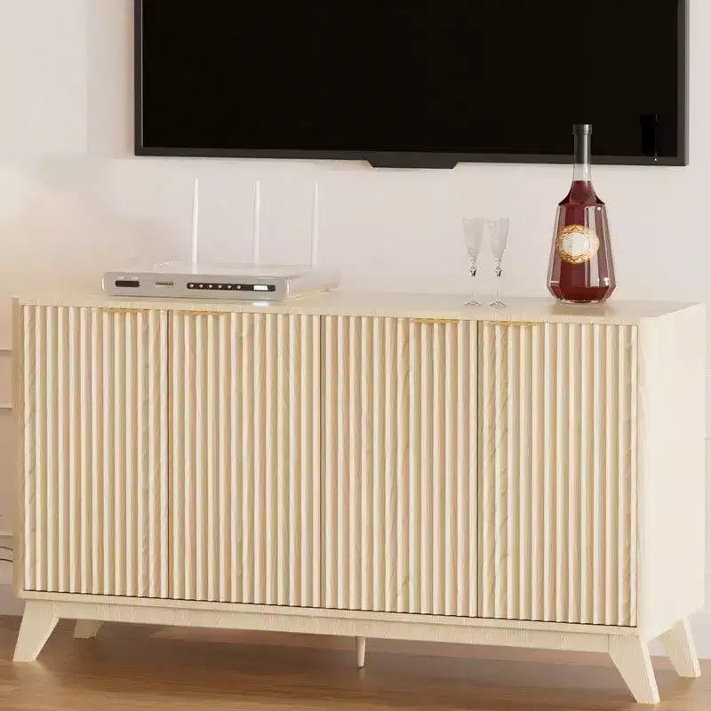 Meuble buffet enfilade de 140 cm de large, meuble de rangement moderne