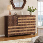 Buffet/bahut moderne en bois brun clair
