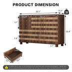 Buffet/bahut moderne en bois brun clair