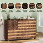Buffet/bahut moderne en bois brun clair