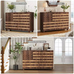 Buffet/bahut moderne en bois brun clair
