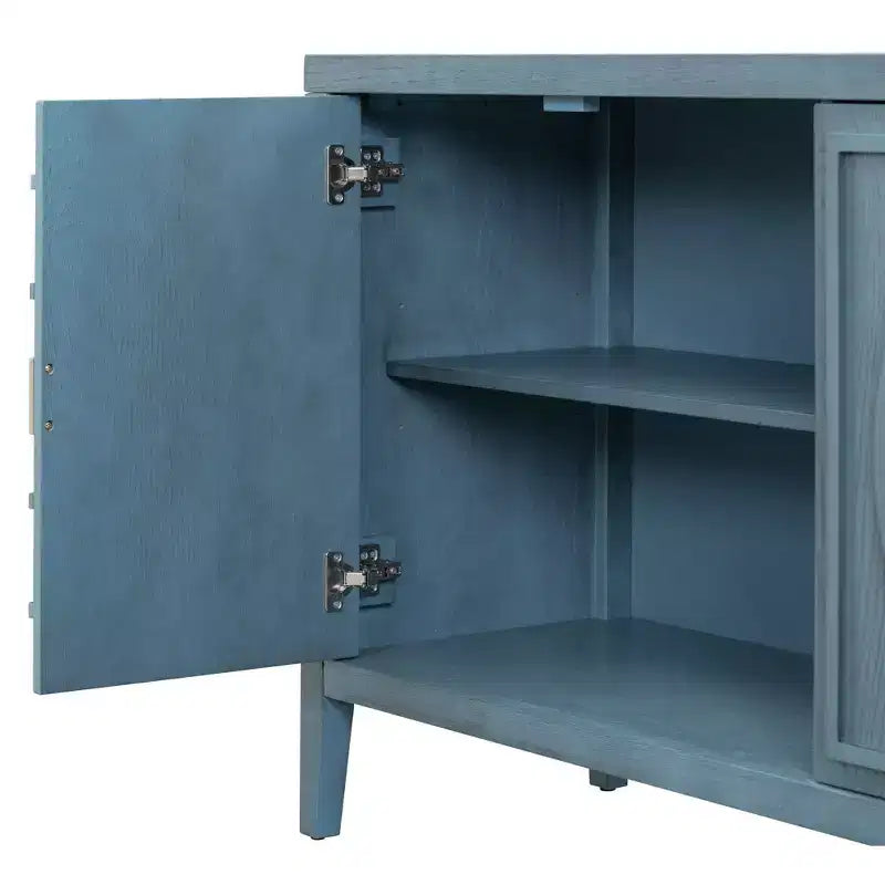 Grand buffet élégant à 4 portes et 4 étagères