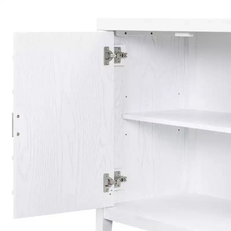 Grand buffet élégant à 4 portes et 4 étagères