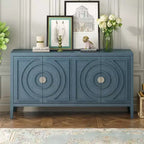 Grand buffet élégant à 4 portes et 4 étagères