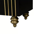 Meuble buffet élégant à 4 portes et 4 étagères