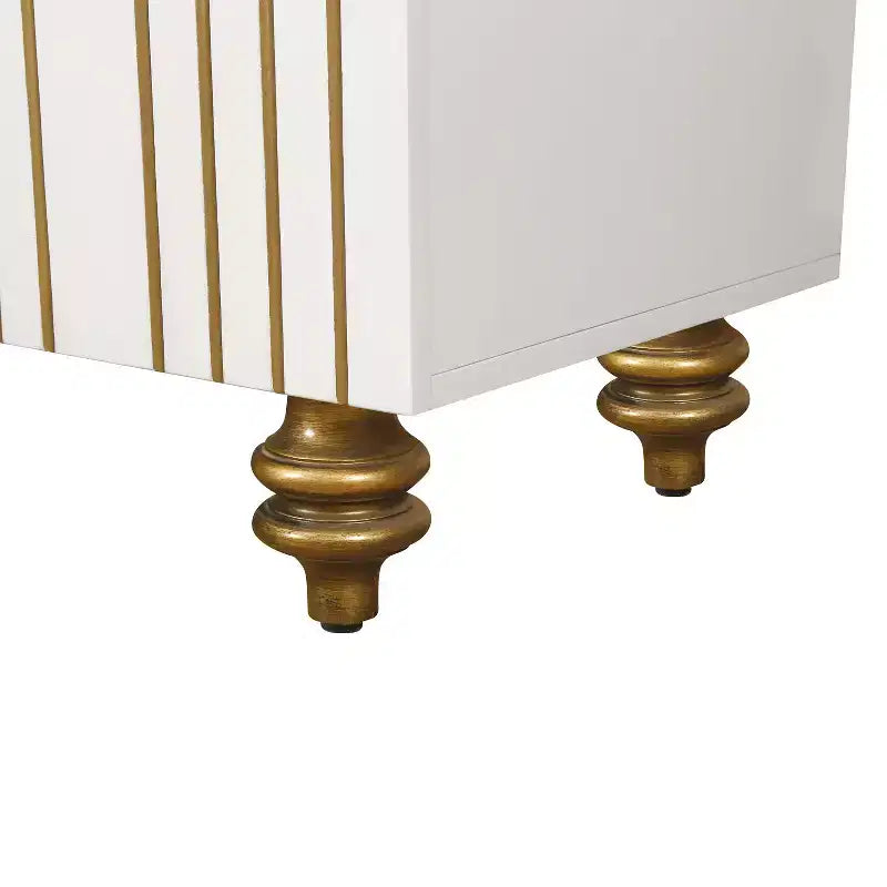 Meuble buffet élégant à 4 portes et 4 étagères