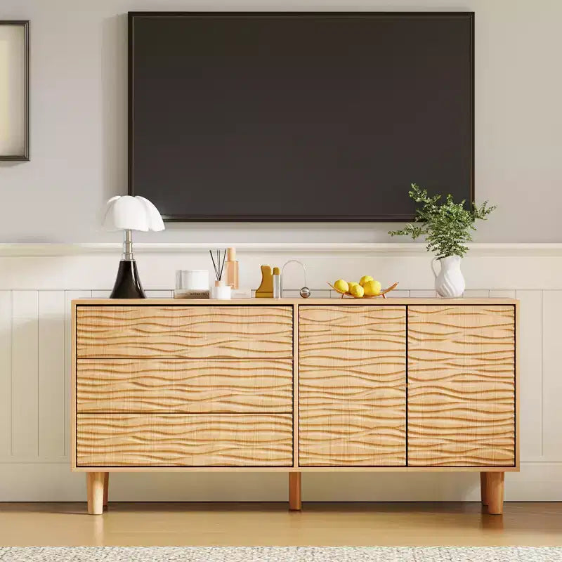 Buffet de 155 cm, style moderne du milieu du siècle