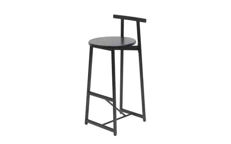 Tabourets de bar à hauteur de comptoir avec dossier