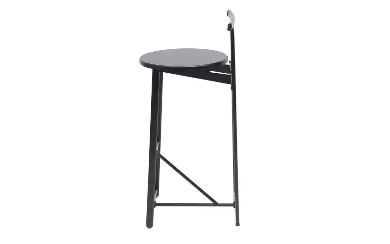 Tabourets de bar à hauteur de comptoir avec dossier