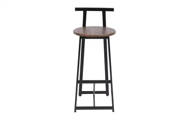 Tabourets de bar à hauteur de comptoir avec dossier