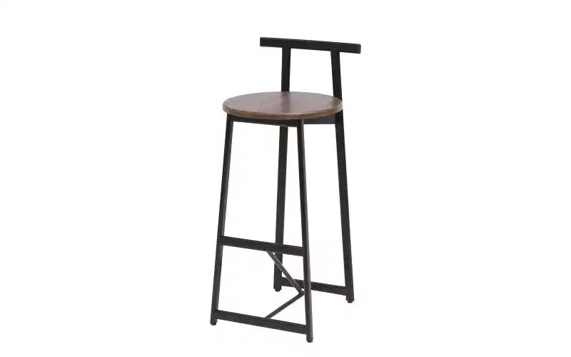 Tabourets de bar à hauteur de comptoir avec dossier