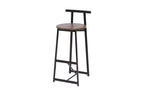 Tabourets de bar à hauteur de comptoir avec dossier