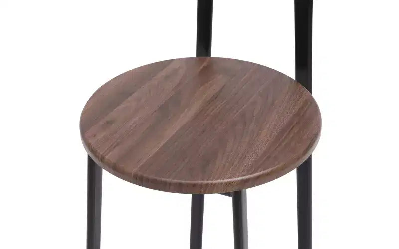 Tabourets de bar à hauteur de comptoir avec dossier