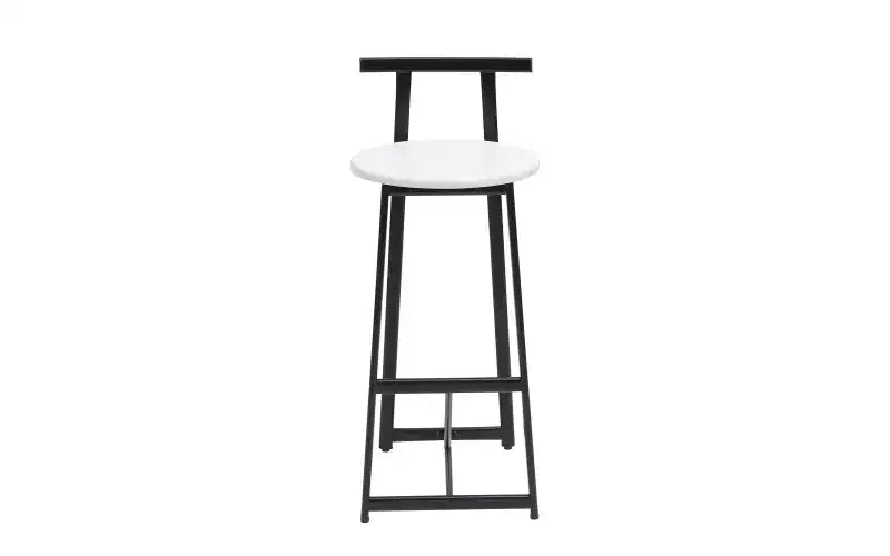 Tabourets de bar à hauteur de comptoir avec dossier