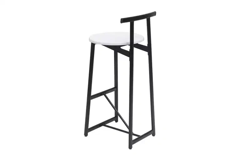 Tabourets de bar à hauteur de comptoir avec dossier