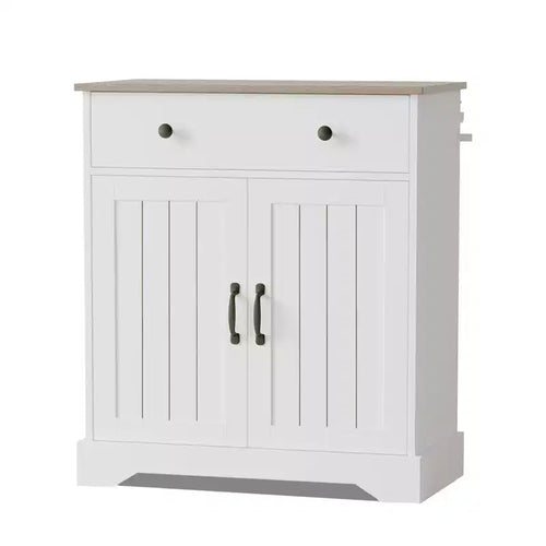 GustoWave 29.5'' Modern Sideboard Buffet Cabinet  Wood Kitchen Pantry, Adjustable Shelves, Coffee Bar Cupboard