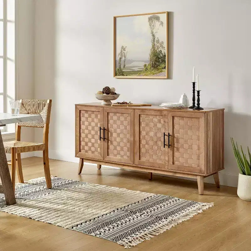Buffet large Kay Modern 63 avec pieds réglables
