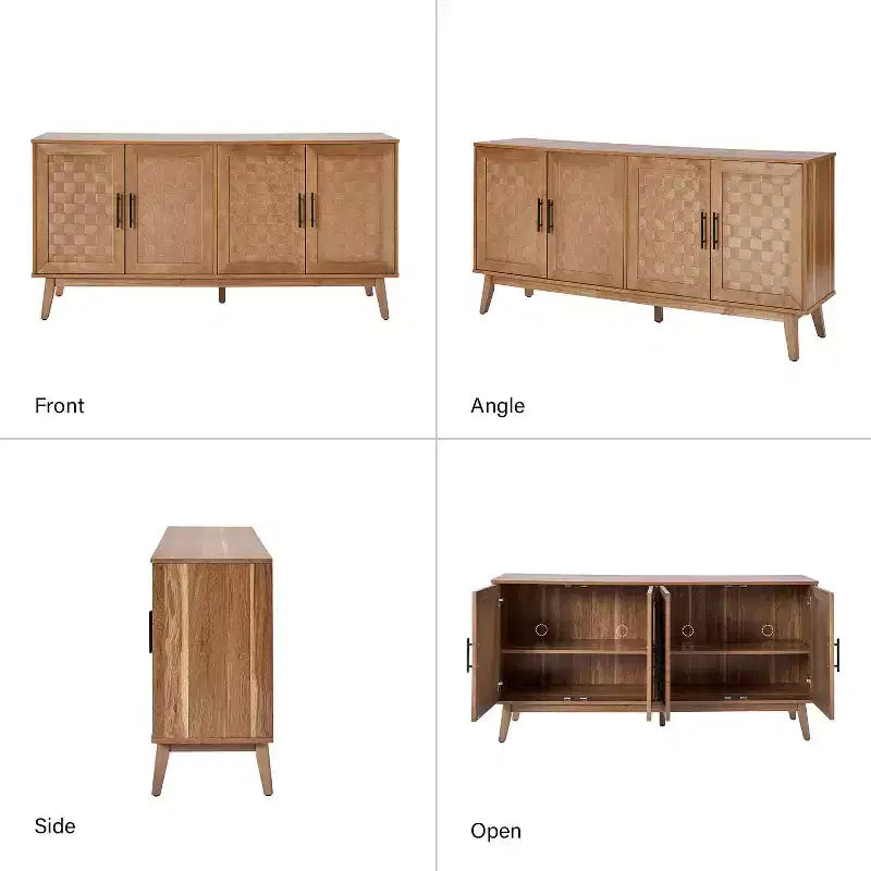 Buffet large Kay Modern 63 avec pieds réglables