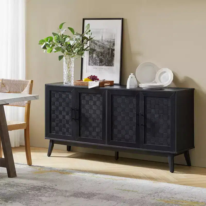 Buffet large Kay Modern 63 avec pieds réglables