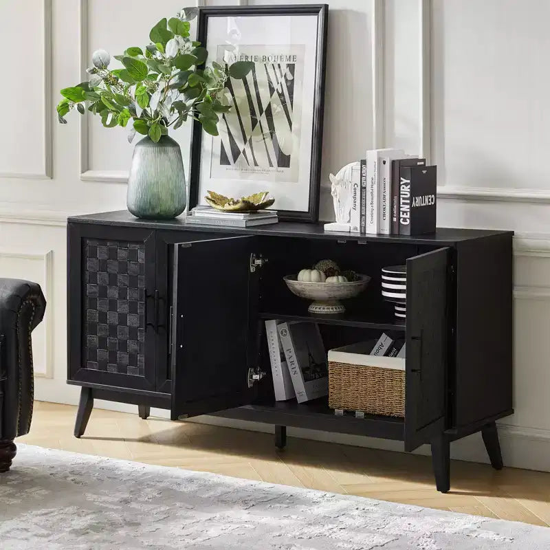 Buffet large Kay Modern 63 avec pieds réglables