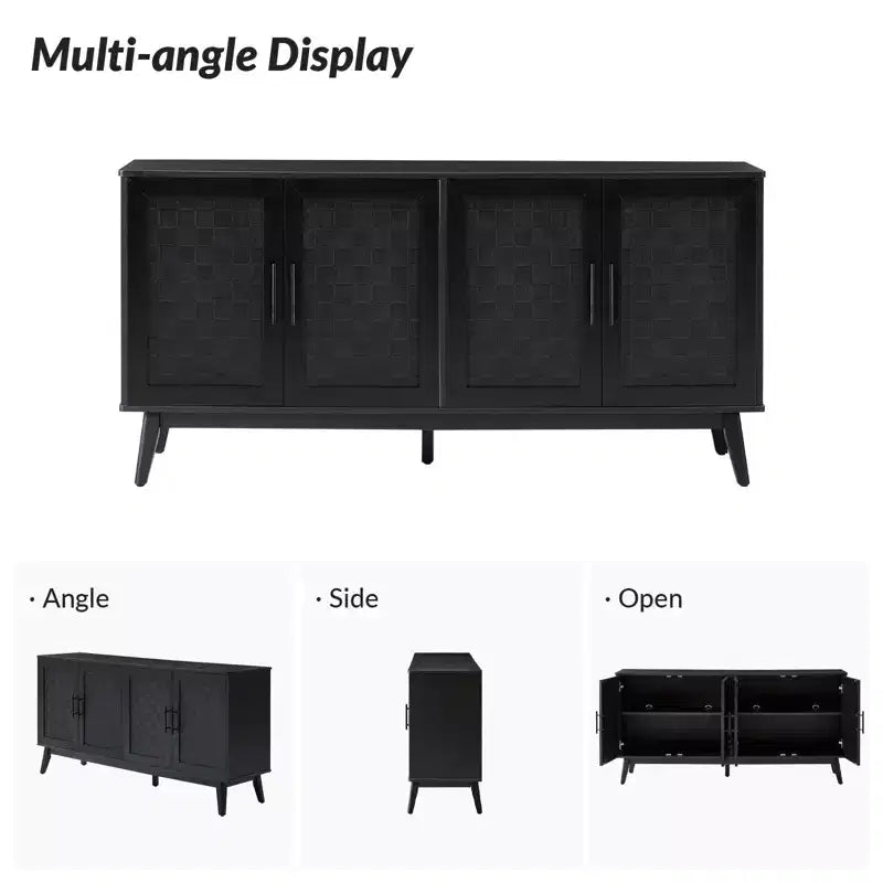 Buffet large Kay Modern 63 avec pieds réglables