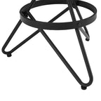 Tabourets de bar pivotants à hauteur réglable Kalen Marron/Noir mat