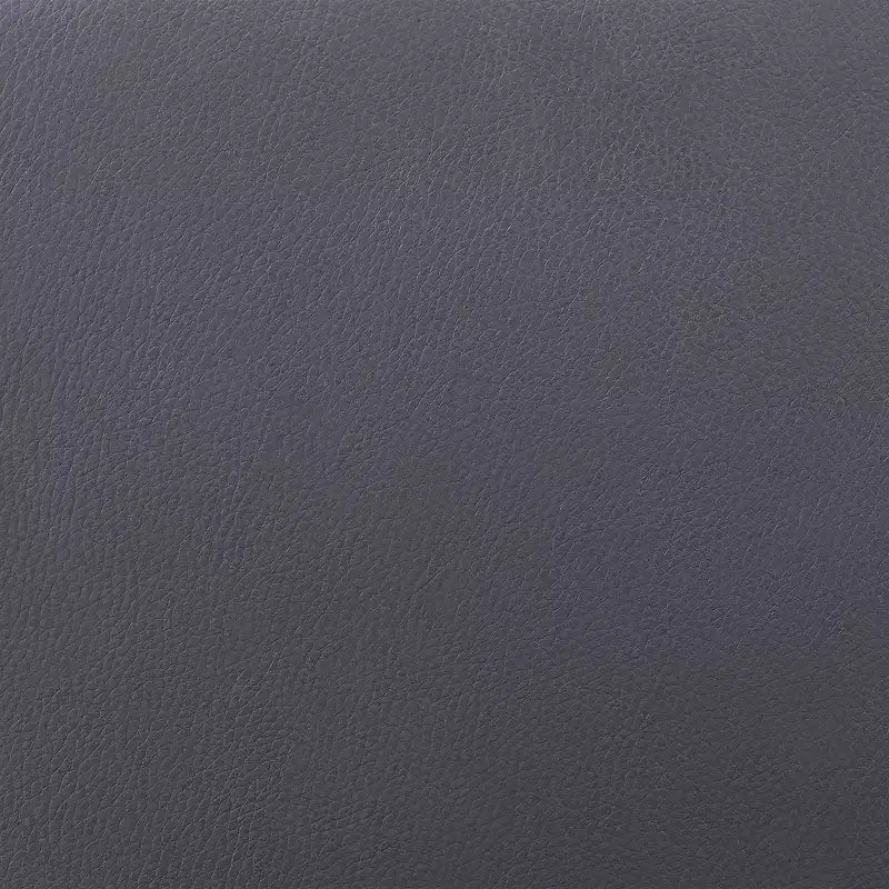Tabouret de bar pivotant Adele en similicuir et métal, gris/noir