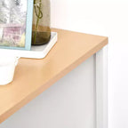 Table de bar avec étagère de rangement à 3 niveaux, Table haute