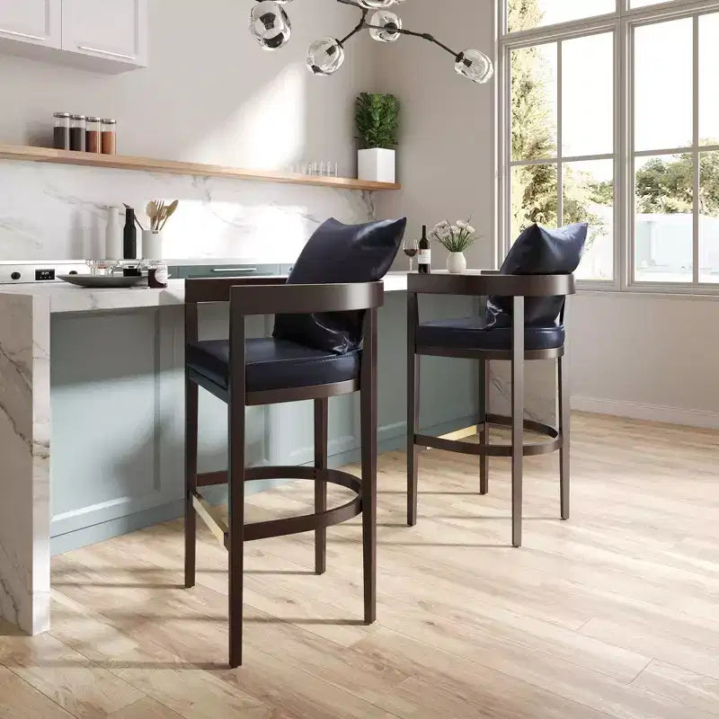 Tabouret de bar hauteur comptoir en bois de hêtre Ritz