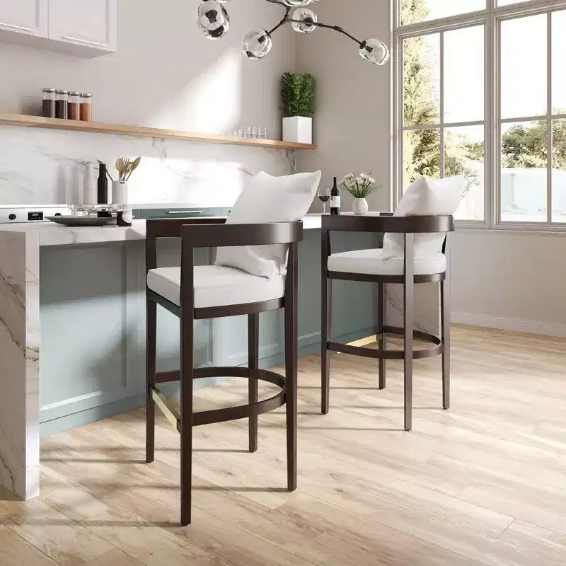 Tabouret de bar hauteur comptoir en bois de hêtre Ritz