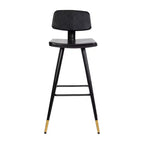 Tabourets de bar en similicuir Tabourets rembourrés contemporains